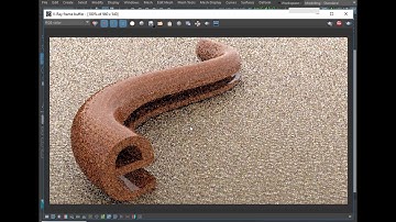 Shape using curve and MASH in Maya 2017 and Vray Scanned Material