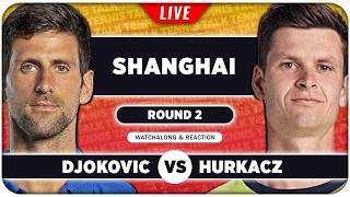 DJOKOVIC vs HURKACZ • ATP Shanghai 2026 • LIVE Tennis Watchalong