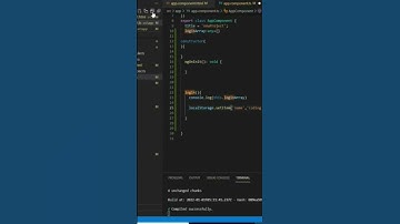Set local storage. #angular #javascript #localstorage #trending #viral #codingwall #coding