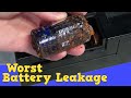 Worst battery leakage I've ever seen! Casio CT 380 - YouTube