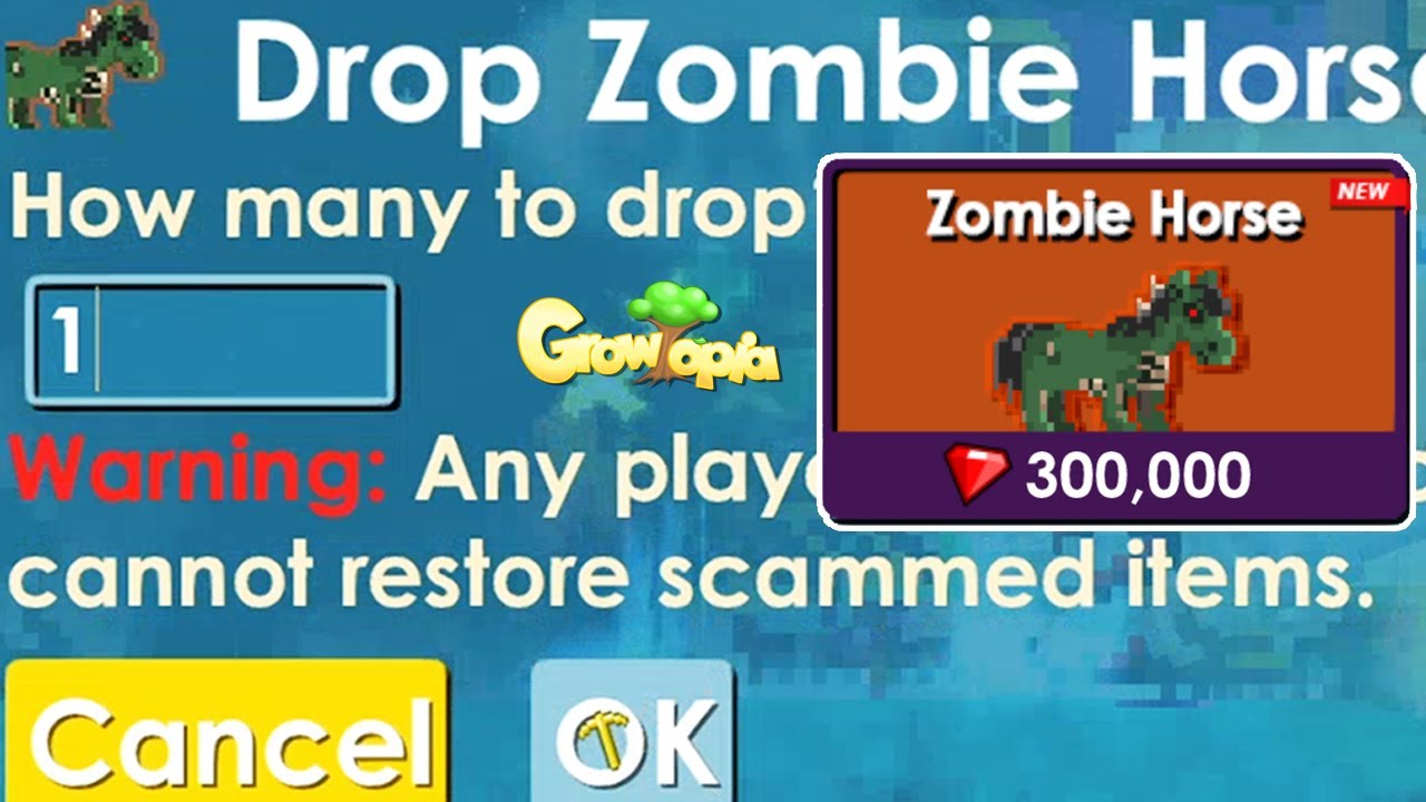 Growtopia 💀 New Zombie Horse [Halloween 2020] YouTube