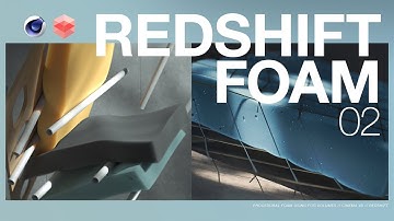 Volume Foam Material in Redshift (Redshift Foam 2)