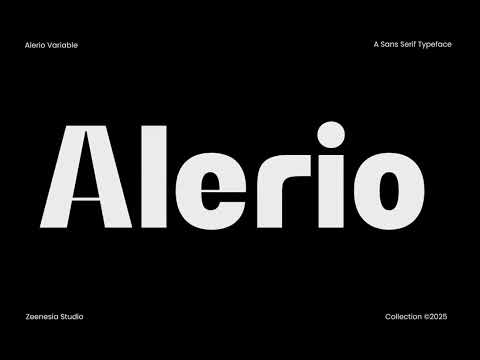 Alerio Sans, a Sans Serif Font by zeenesia (Thumbnail 3 of 17)