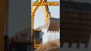 Excavator for Kids 🚜 | Big Digger Digging Holes | Construction Vehicles Shorts for Children #kids
