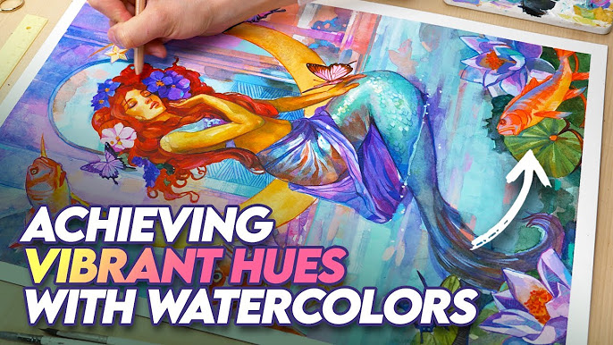 How To Paint Watercolor On Canvas – ZenARTSupplies