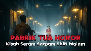 KISAH SERAM SATPAM PABRIK TUA! Teror Setan Merah Dan Hantu Kebaya di Shift Malam