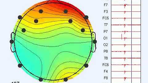 EEG Data of a Human Controlling a Robot Swarm