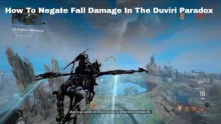 Warframe - How To Negate Fall Damage In The Duviri Paradox