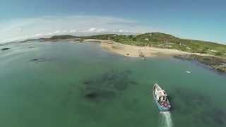 The beautiful island of Bryher, Isles of Scilly.