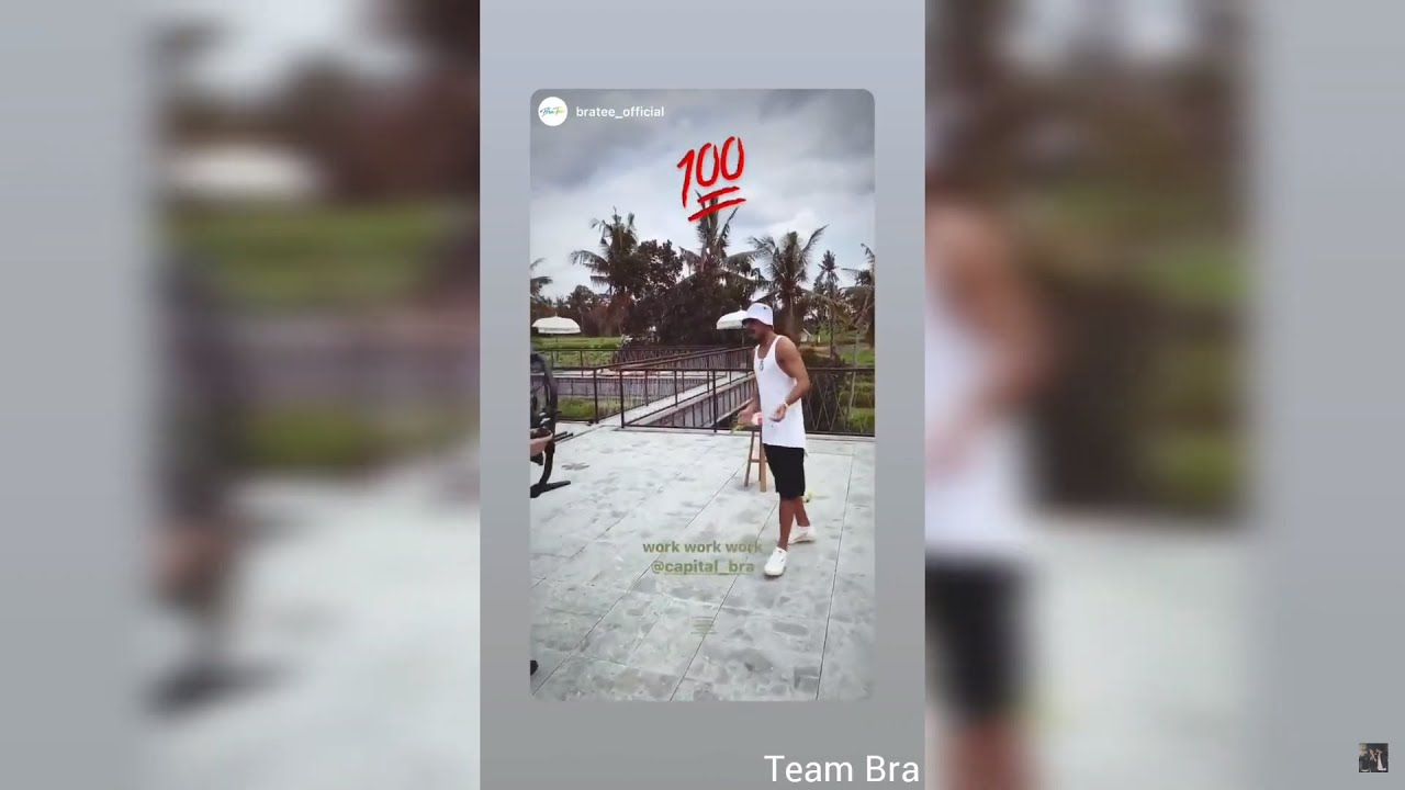 Capital Bra dreht neues Musikvideo auf Bali (Capital Bra Instagram Story vom 13.12.2020)