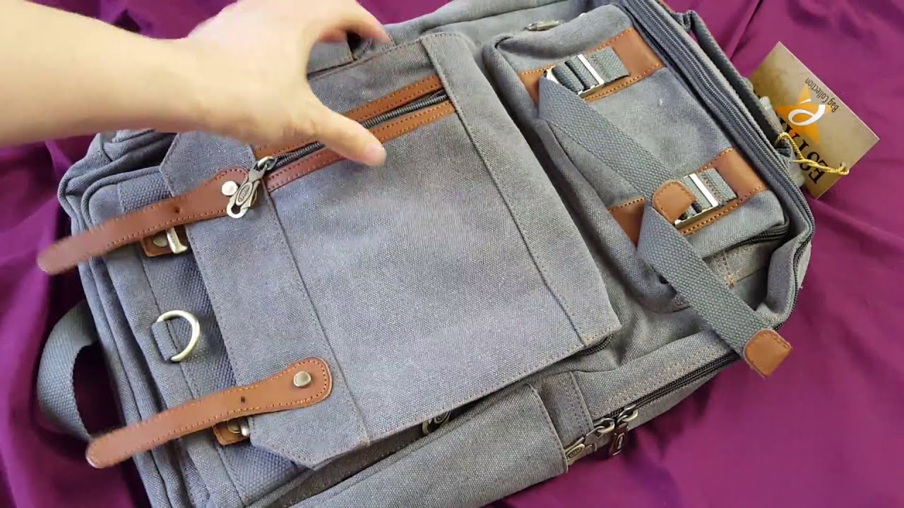 Estarer Canvas Laptop Backpack