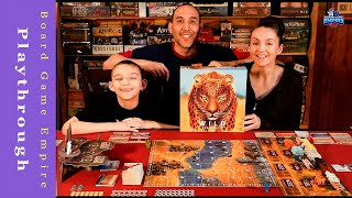 Wild Serengeti Board Game How to Play and Playthrough