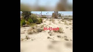 Land For Sale in Twenty Nine Palms