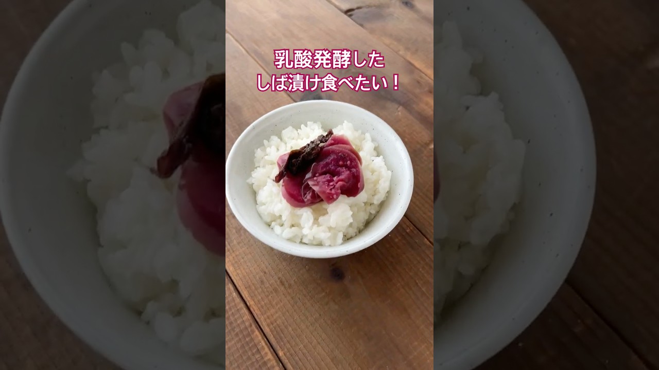 し ば 漬け 食べ たい
