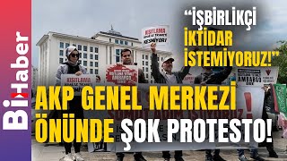 AKP Genel Merkezi Önünde ŞOK PROTESTO! | BİHABER
