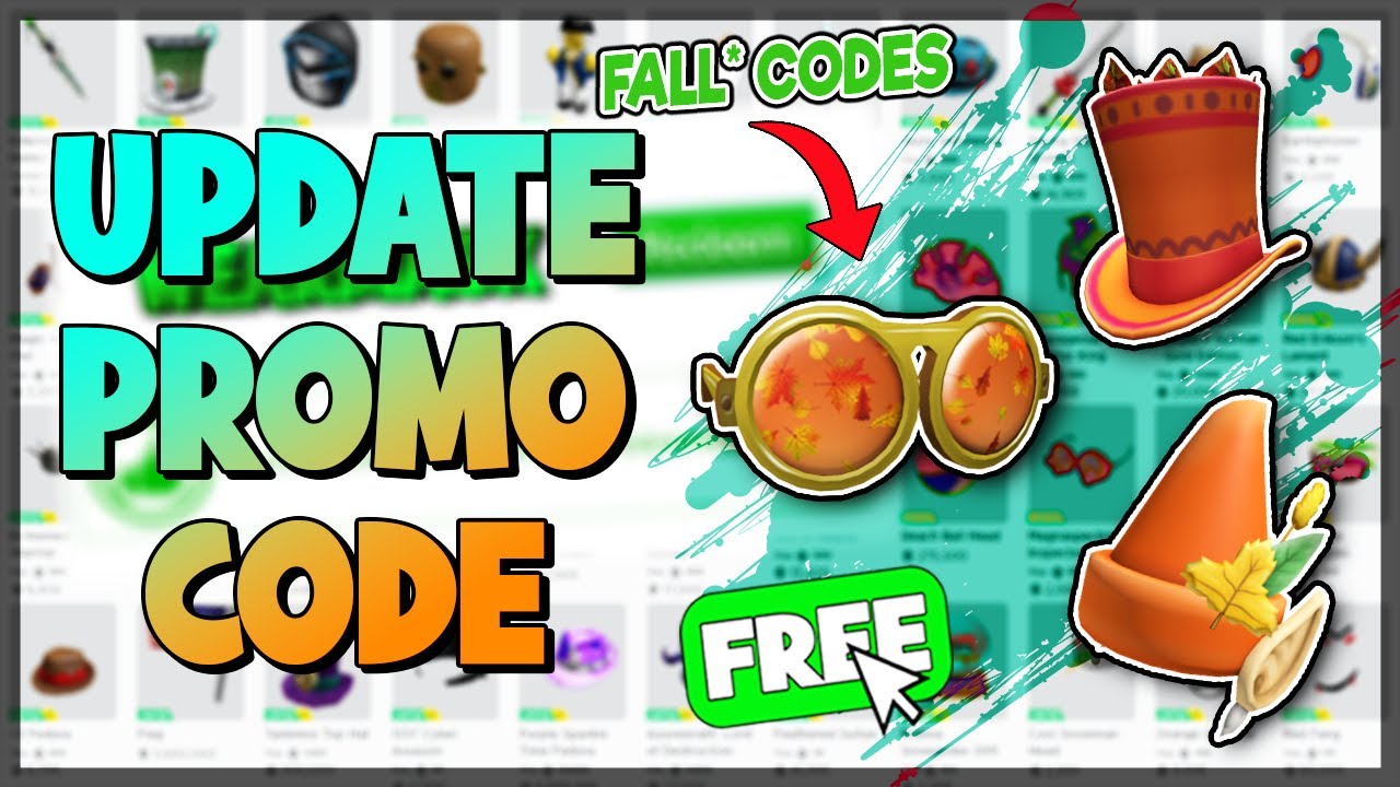 Fall Promo Code (2021) 6 CODES* ROBLOX UPDATE (FALL*) PROMO CODES | Roblox Promo Codes ...