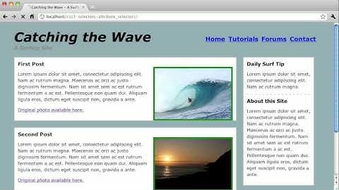 CSS3: Selectors: Attribute Selectors