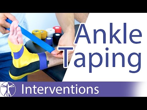 KNVB Ankle Tape | Ankle Inversion Trauma
