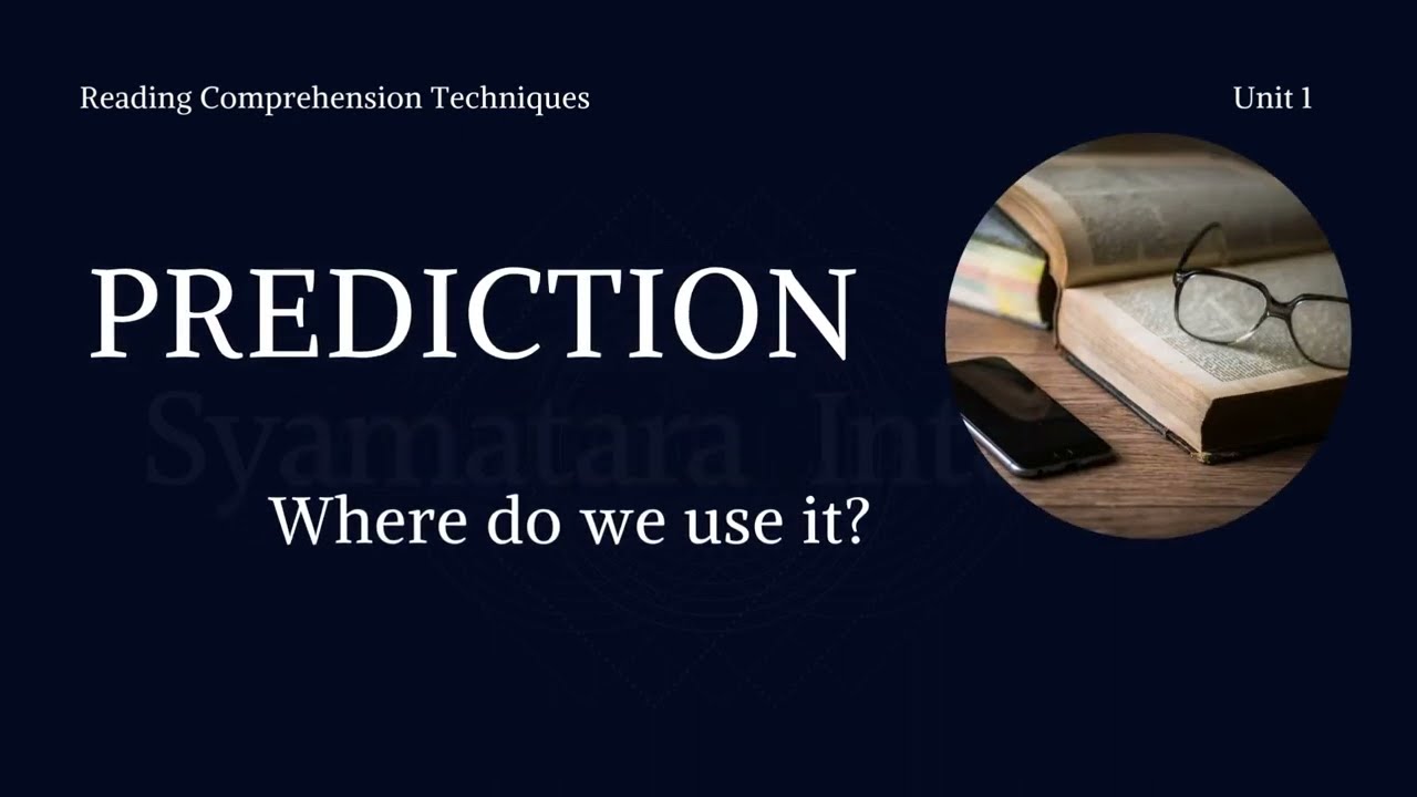 Reading Strategies: Prediction