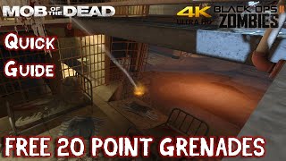 MOB OF THE DEAD Easter Eggs: 20 Free Points From Grenades Guide (4K)