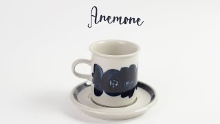 Arabia Finland ANEMONE Tall coffee cup