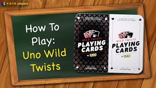 How to play Uno Wild Twists