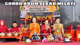 GONDO ARUM SEKAR MELATI versi emak emak Puspito Laras tumpuk #kemirimening