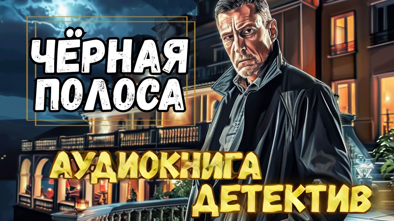 ПОЛНАЯ КНИГА | : ЧЁРНАЯ ПОЛОСА | Слушать аудиокнигу | Детектив