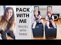 PACK WITH ME | TRAVELING WITH TWINS INTERNATIONALLY FOR A WHOLE MONTH | FLYING TO GERMANY