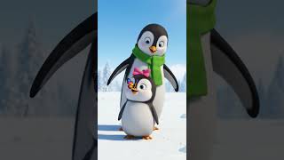 chase butterfly 🦋😍 #penguin #kidsvideo #cartoon #snowfall #penguinadventures #animation #cute
