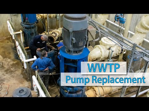 Sewage Treatment Plant Pump Removal and Replacement | Siewert Equipment Certified