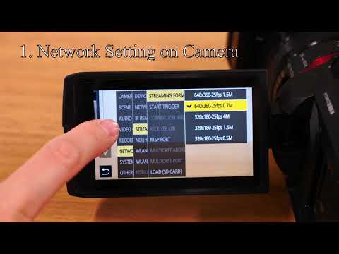 How to Live Stream Using The AG-CX10