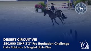 Halie Robinson and Tangled Up In Blue | $50,000 DIHP Pro Equitation Challenge | Desert Circuit VIII by US Equestrian 301 views 1 month ago 1 minute, 24 seconds