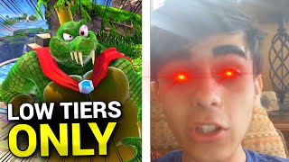 Can This SALTY Pro Player Handle The LOW TIERS??