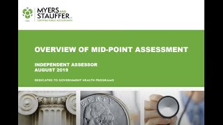 Medicaid Transformation ACH Mid point Assessment overview webinar