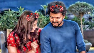 thalapathy Vijay Rasmika  Love Dialogue Whatsapp Status love varisu