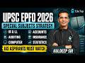 UPSC EPFO APFC &amp; EO/AO Special Subjects Preparation Strategy for First-Time Learners