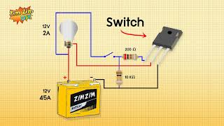 มอสเฟต EP.2 วิธีต่อ Mosfet 1ตัว..!! ใช้งานเป็นสวิตซ์  On/Off ....แบบง่ายๆ ทำยังไงไปดูกัน..!!