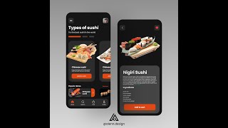 Sushi App Sale - UI DESIGN with Figma Tutorial for Beginner 😀 screenshot 5
