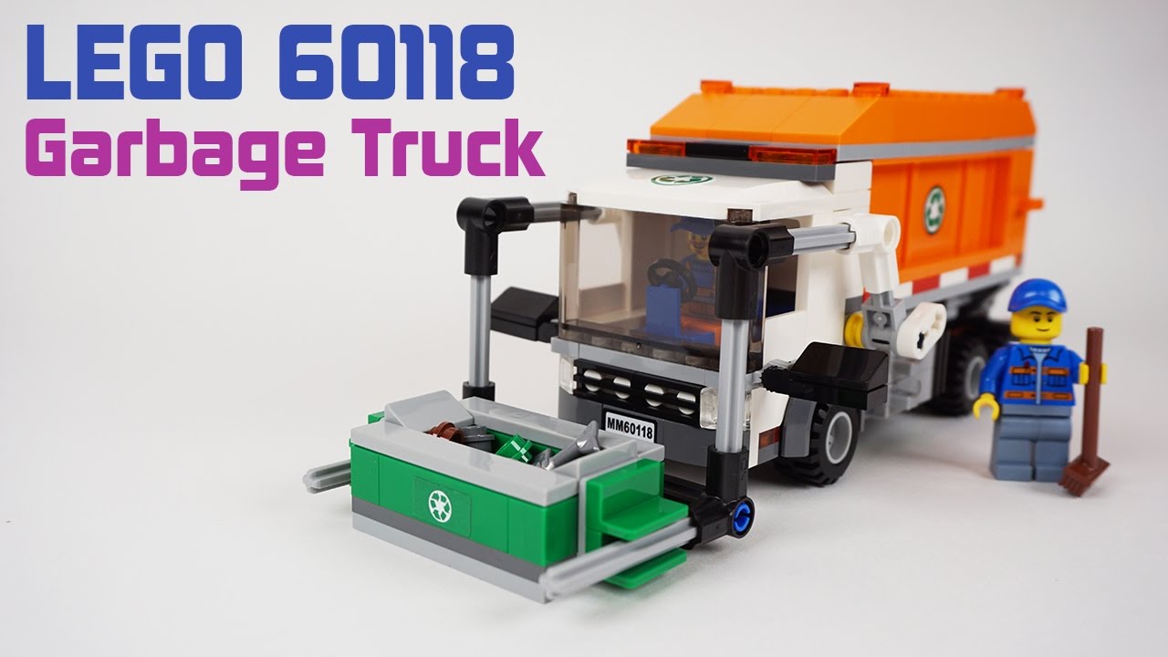 LEGO CITY 60118 Garbage Truck - Speed Build [레고 60118] - YouTube