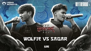 Wolfie vs Sagar | Hindi Rap Battle | Off The Grid | Allegionz