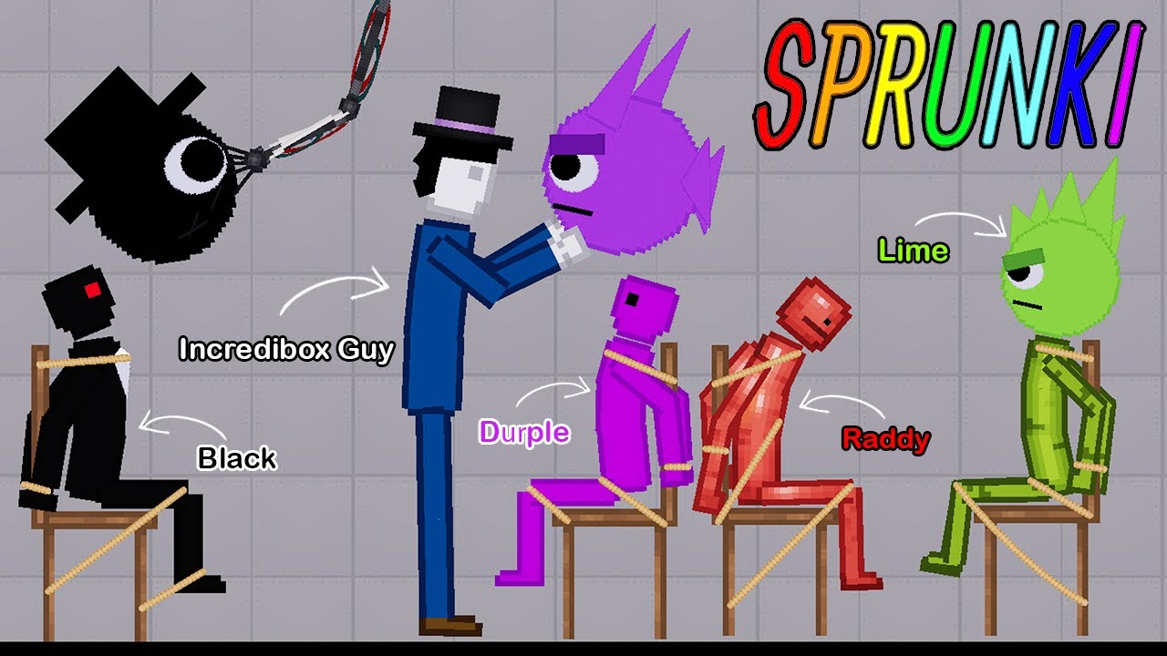 INCREDIBOX SPRUNKI In Melon Playground (Полный эпизод) - People Playground