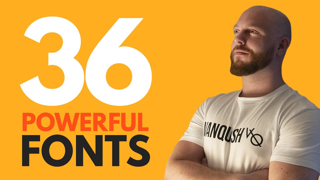 36 FREE FONTS For Headings Posters Titles How To Use Them YouTube