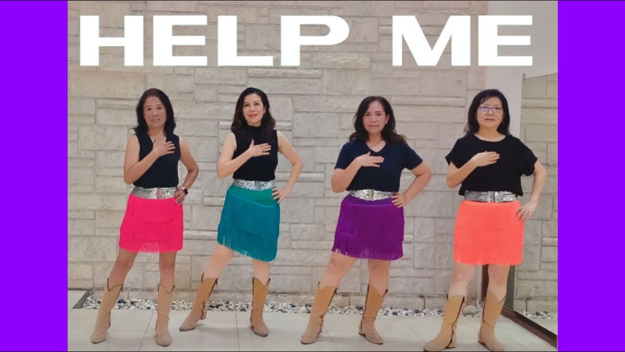 HELP ME Line Dance (demo & count) Chor: CAECILIA MARIA FATRUAN (INA)
