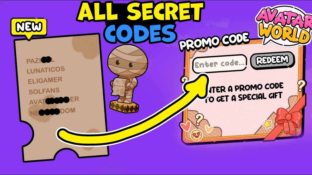 Super Promo Code in Pazu Avatar World #pazu #avatarworld #secret