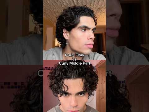 Middle Part Pull Back How To Pull Off A Middle Part With Curly Hair