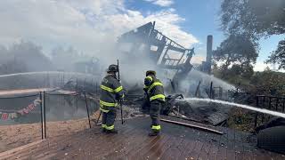 Firefighters mop up Penngrove house fire