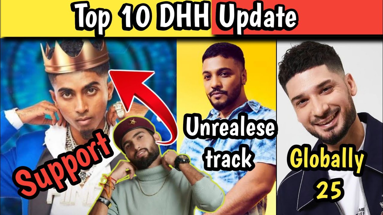 Top 10 Dhh Updates feat.. Mc stan, honey singh, badshah, raftaar and(03)