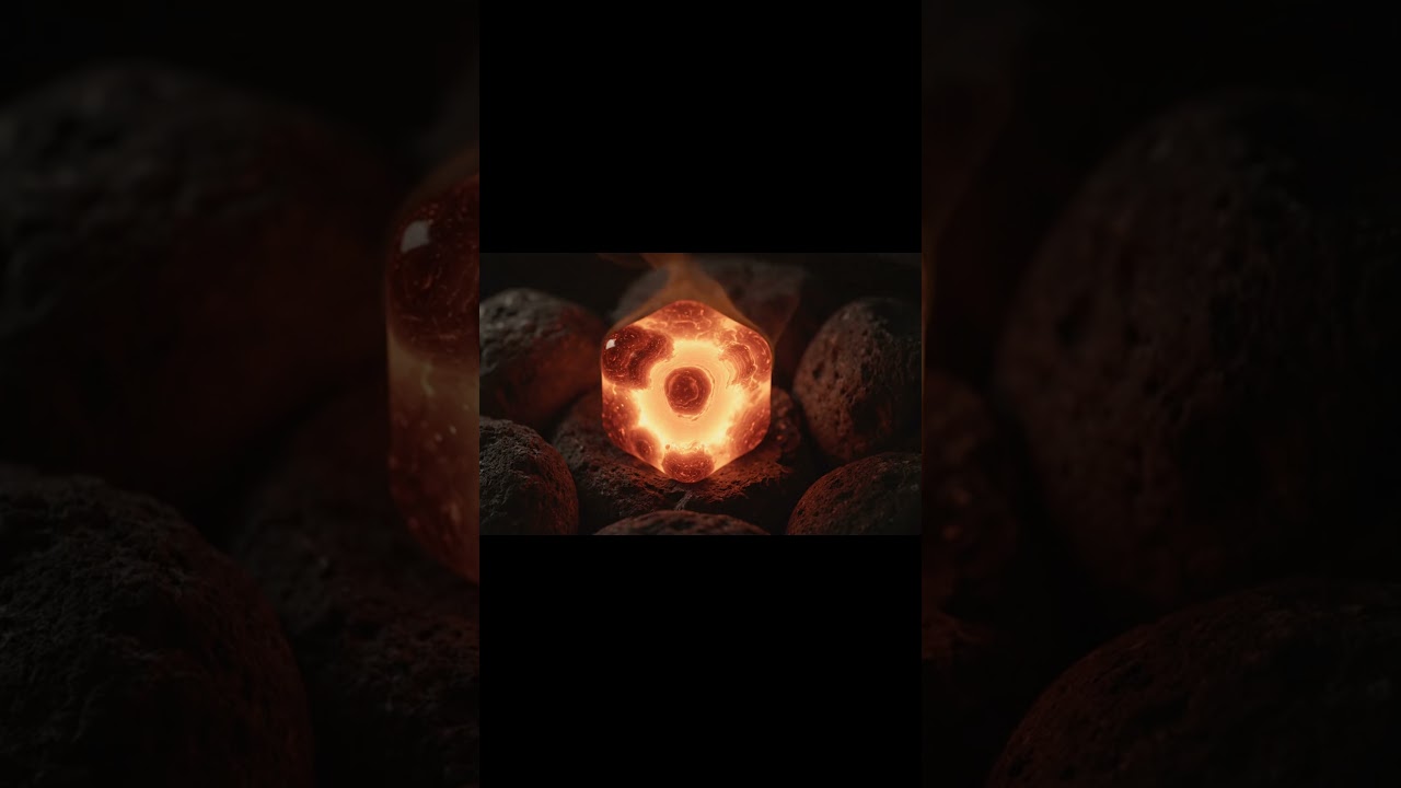 Viral Lava Cutting ASMR 🔥 | Satisfying Molten Rock Cube Slicing Sounds