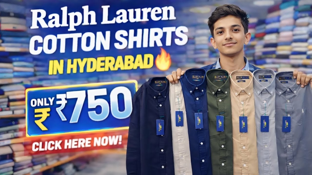 Ralph Lauren Branded Cotton Shirts in Hyderabad 🔥 Sankranti Special Collection